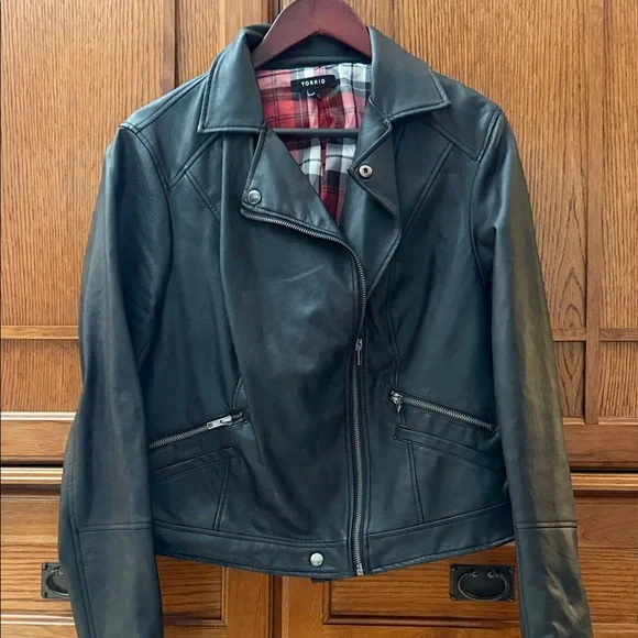 Torrid Black Leather Moto Jacket - Picture 13 of 13